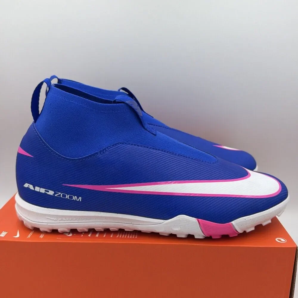 GS Nike Jr. Mercurial Superfly 10 Academy Turf High-Top Soccer Cleats FQ8310-446